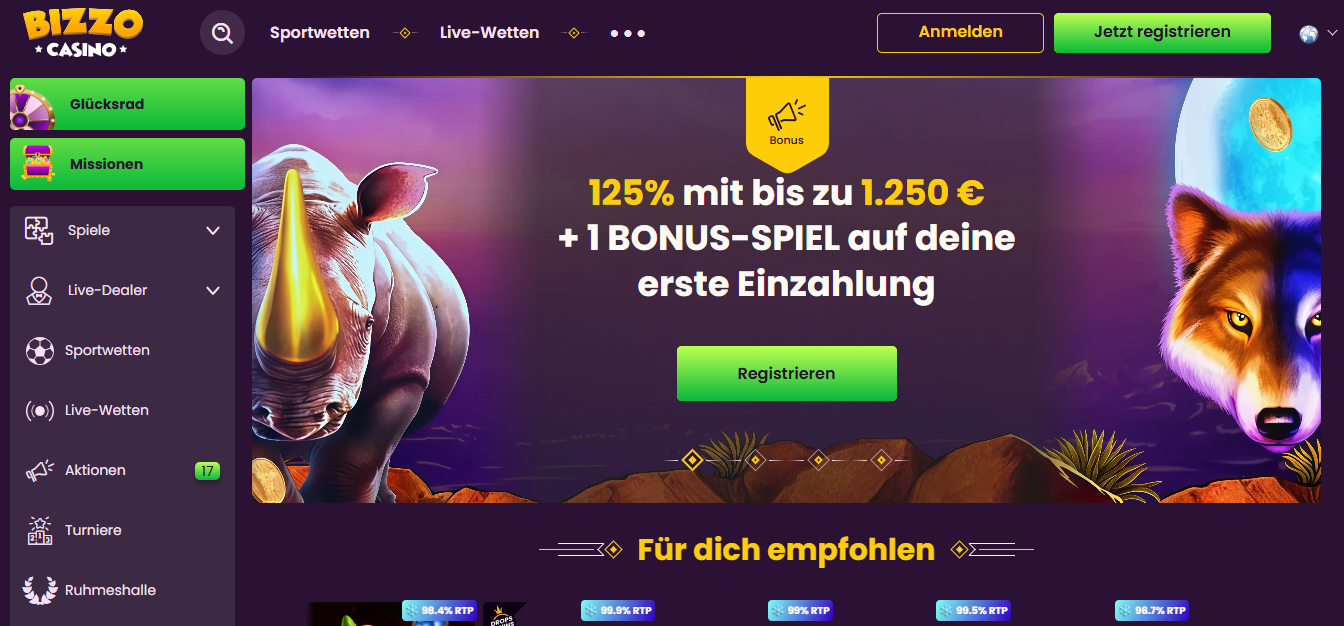 Bizzo Casino – neue Online Casinos Österreich
